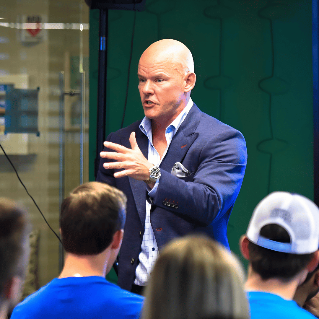 Ken Lundin at an event