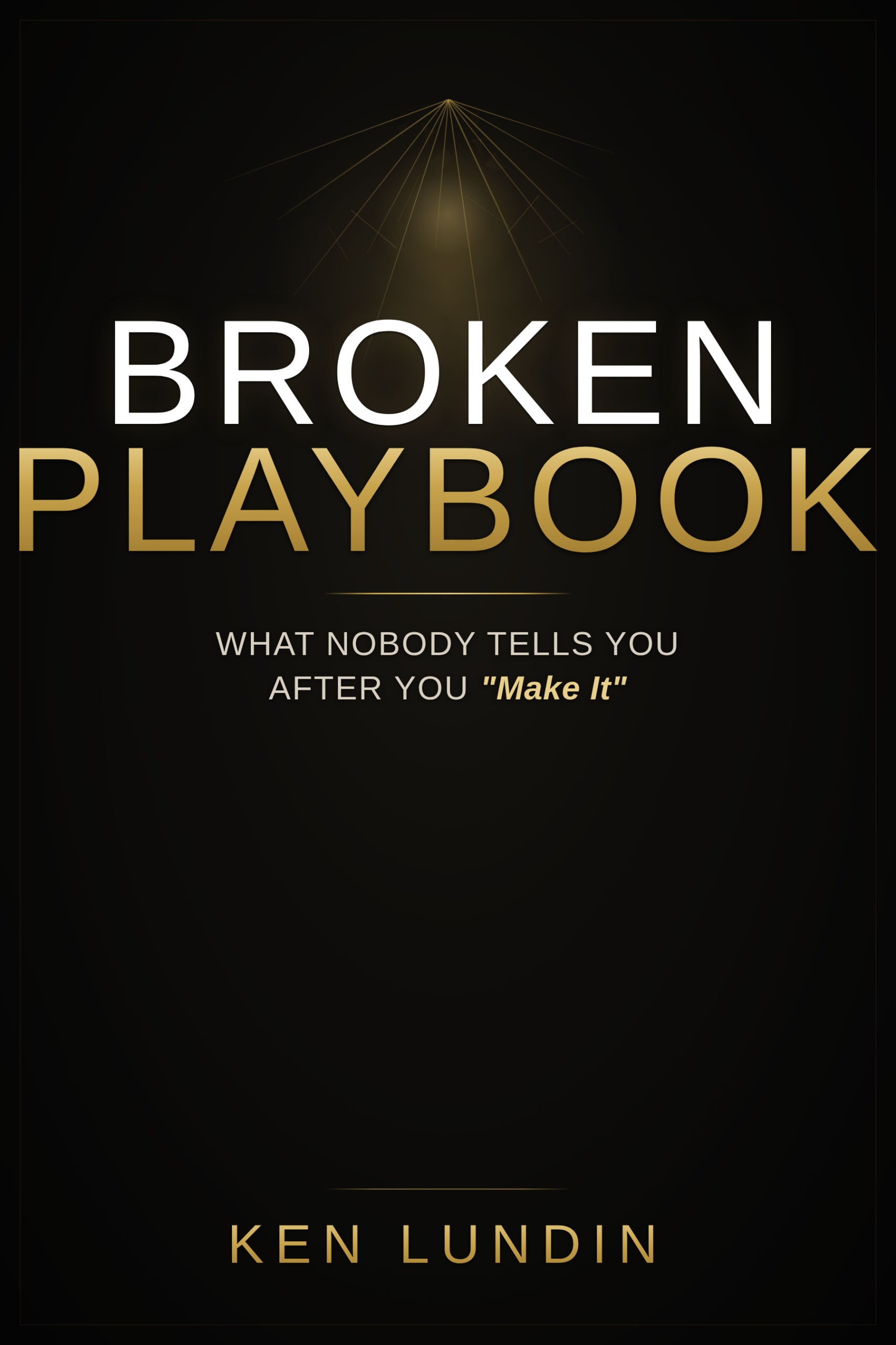 The Broken Playbook by Ken Lundin — book cover